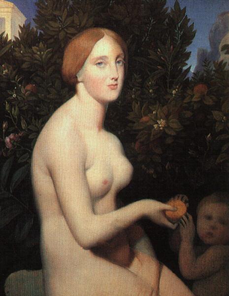 Jean-Auguste Dominique Ingres Venus at Paphos